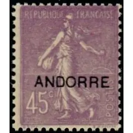 Promotion Saisonnière Timbre de collection Andorre Francais - 014