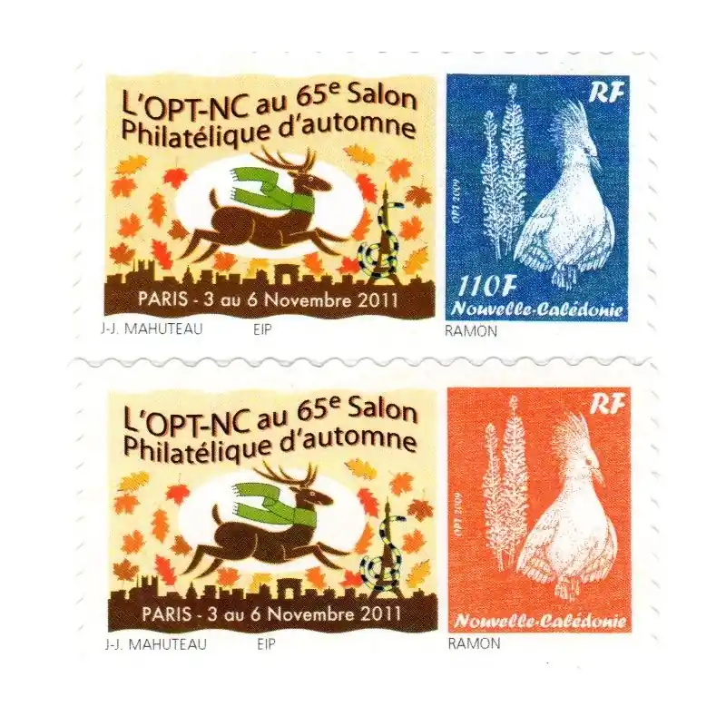 Nouveauté Timbre Nouvelle Calédonie n°1138 et 1139