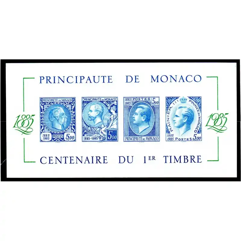 Monaco Bloc Feuillet non dentelé n°33a Livraison Gratuite