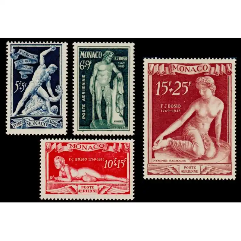 Poste Aérienne Monaco n°28 à 31 Dernier Modèle