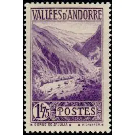 Livraison Gratuite Timbre de collection Andorre Francais - 040A