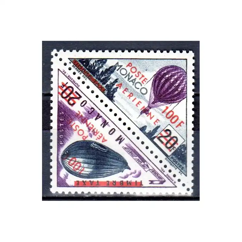 Fait Main Poste Aérienne Monaco n°61 et 62