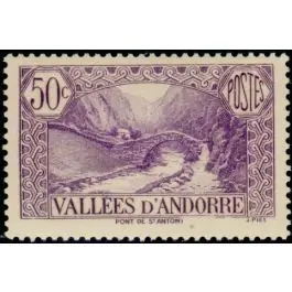 Édition Limitée Timbre de collection Andorre Francais - 064