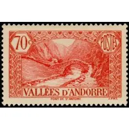 Vente Directe Timbre de collection Andorre Francais - 069