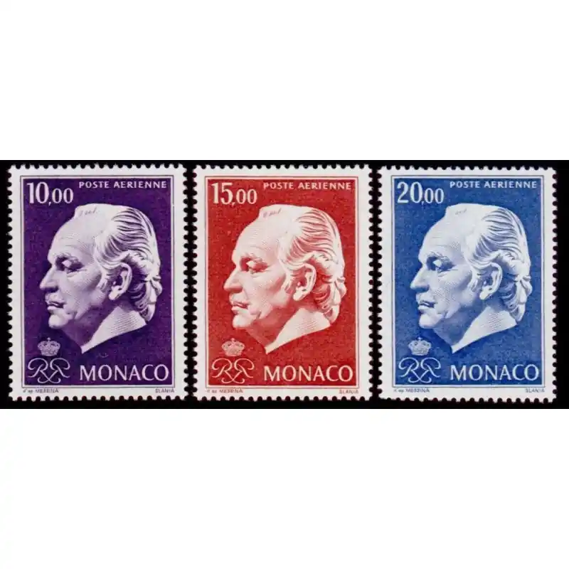Poste Aérienne Monaco n°97 à 99 Artisanat