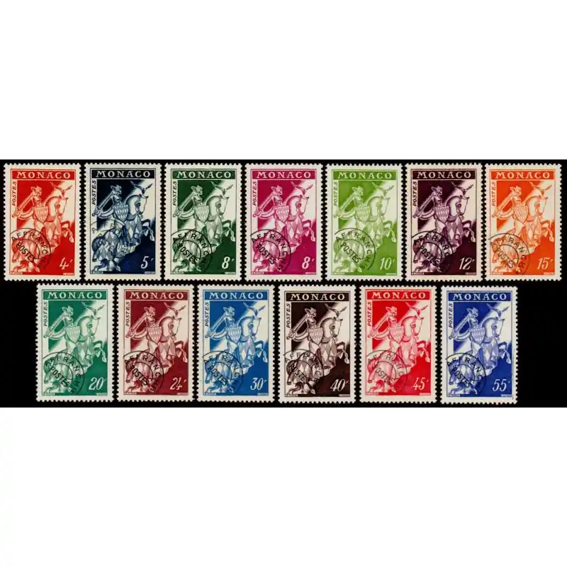 Certifié Préoblitérés Monaco n°11 à 18