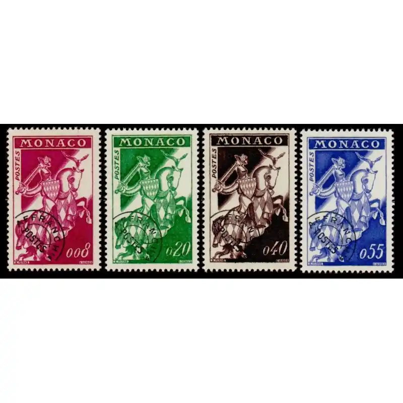 Préoblitérés Monaco n°19 à 22 Dernière Chance
