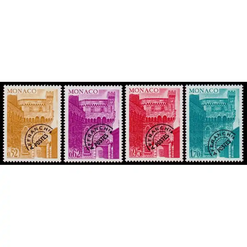 Marque Préoblitérés Monaco n°42 à 45