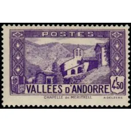 Artisanat Timbre de collection Andorre Francais - 090
