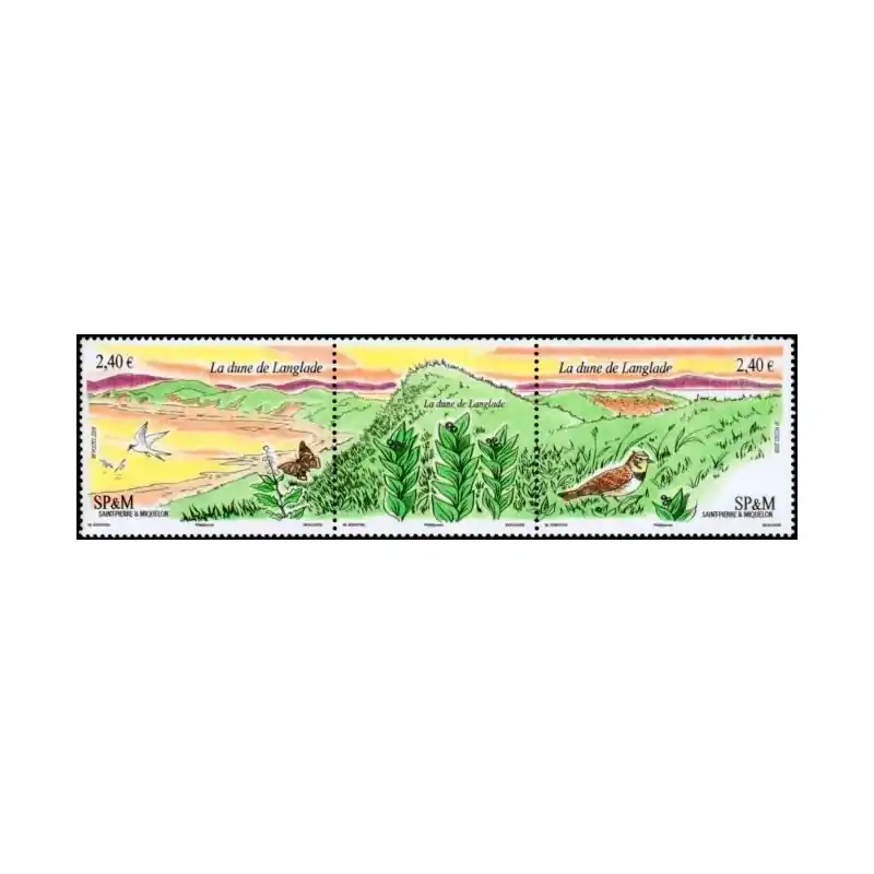 Timbre Saint-Pierre et Miquelon n°914 et 915 Meilleure Qualité