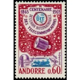 Fait Main Timbre de collection Andorre Francais - 173