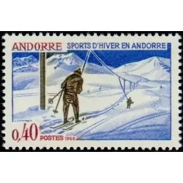 Timbre de collection Andorre Francais - 176 Super Prix