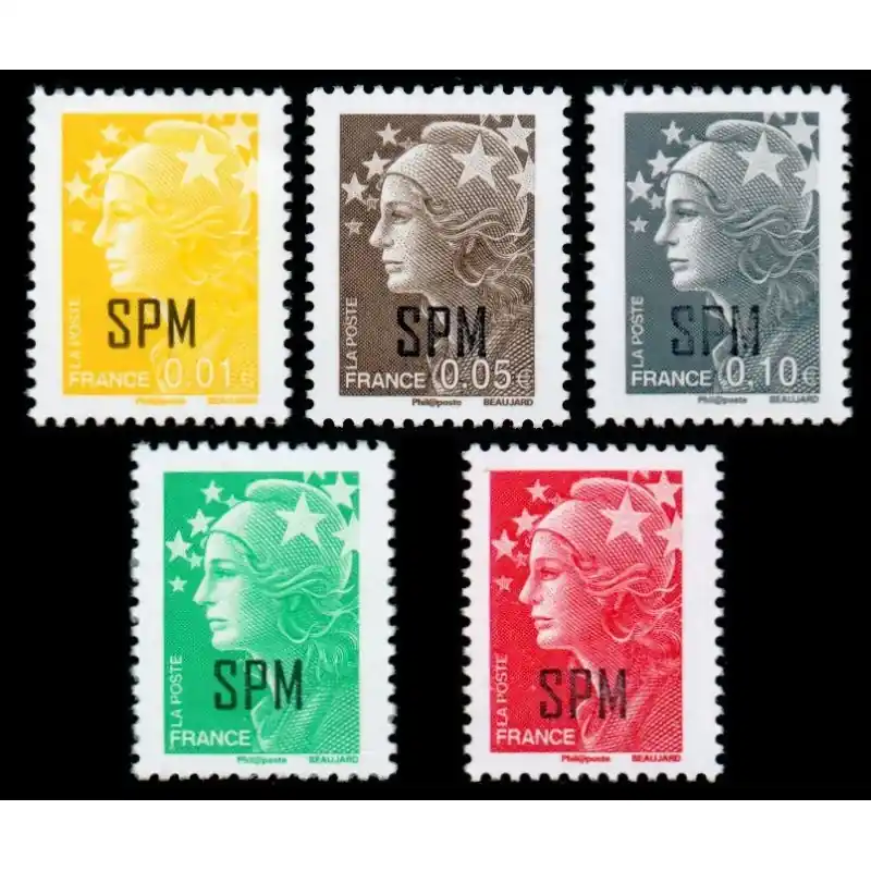 Timbre Saint-Pierre et Miquelon n°932 à 936 Marque