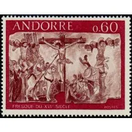 Bon Marché Timbre de collection Andorre Francais - 193