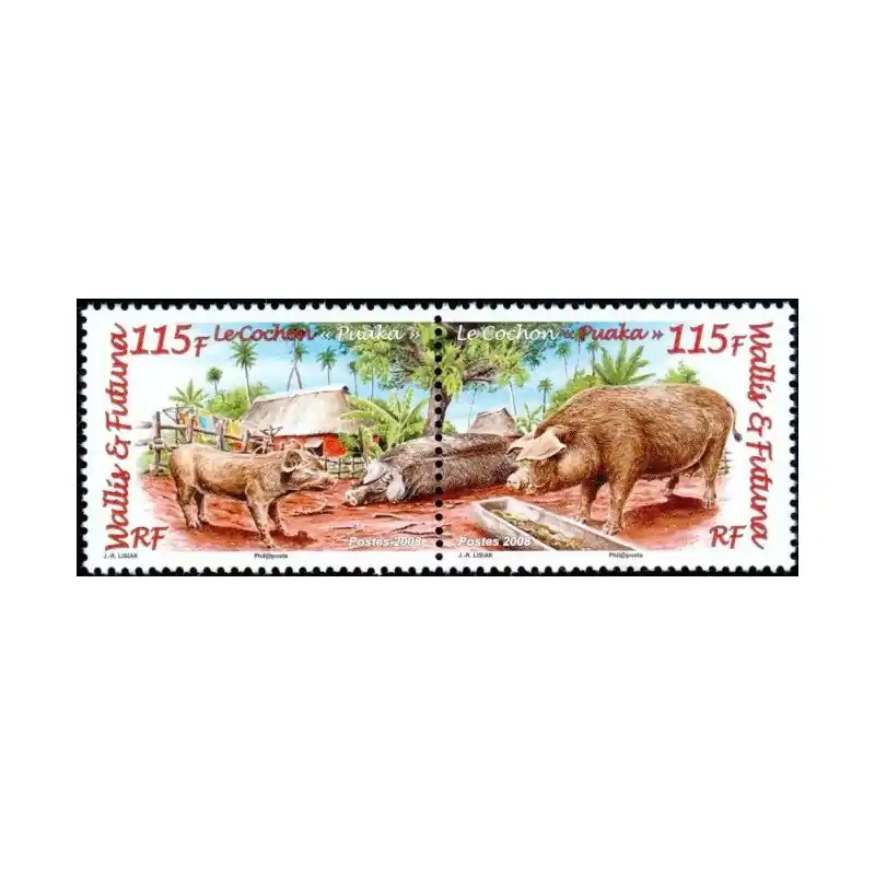 Quantité Limitée Timbre Wallis et Futuna n°709 et 710