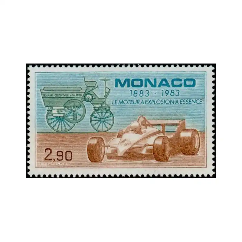 Produit De Marque Timbre Monaco n°1371 Centenaire de l'automobile moderne