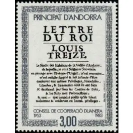 Offre Exclusive Timbre de collection Andorre Francais - 315