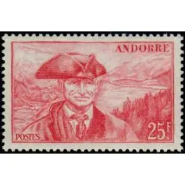Prix Choc Timbre de collection Andorre Francais - 116