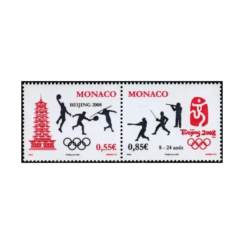 Commander Maintenant Timbre Monaco n°2627 et 2628