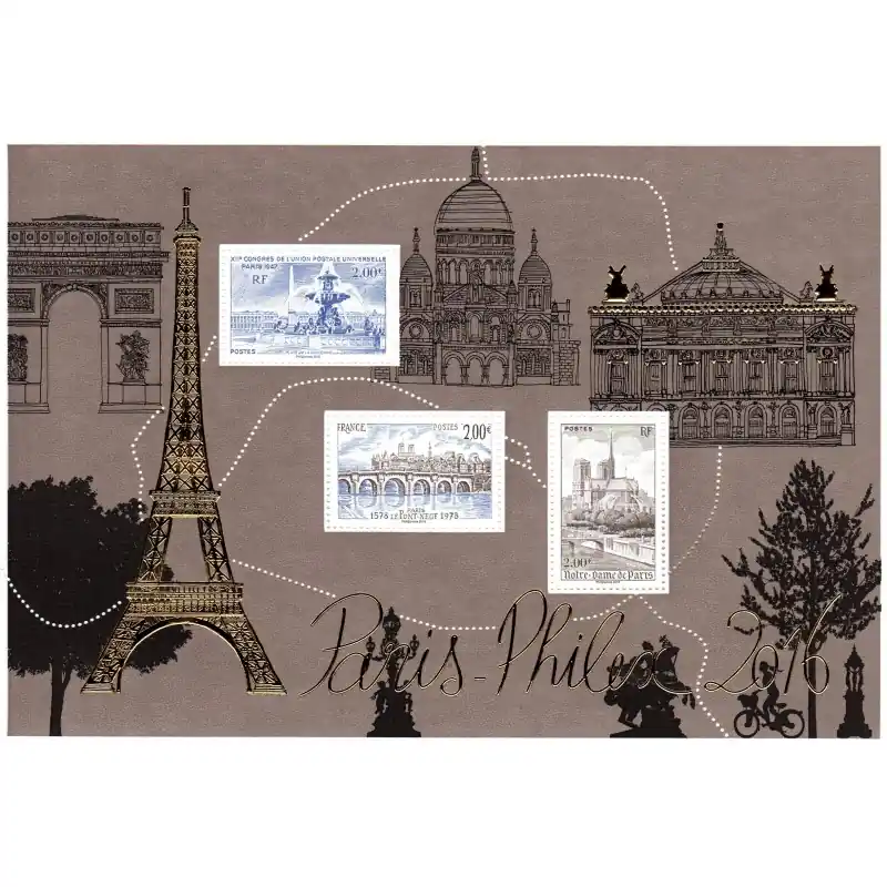 Meilleure Qualité France Feuillet n°5048 "Paris Philex 2016"