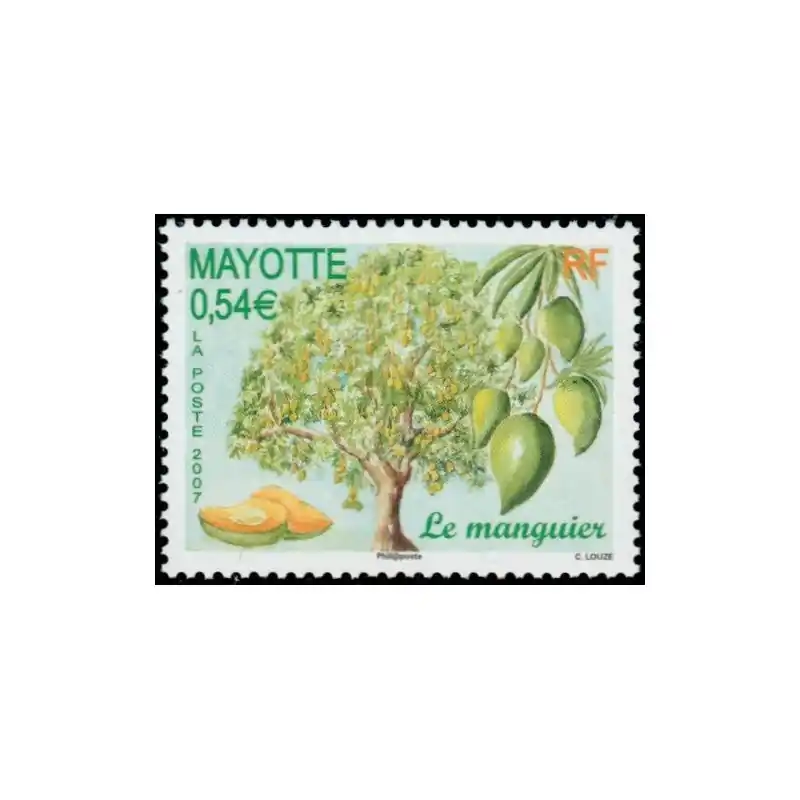 Timbre Mayotte n°205 Artisanat