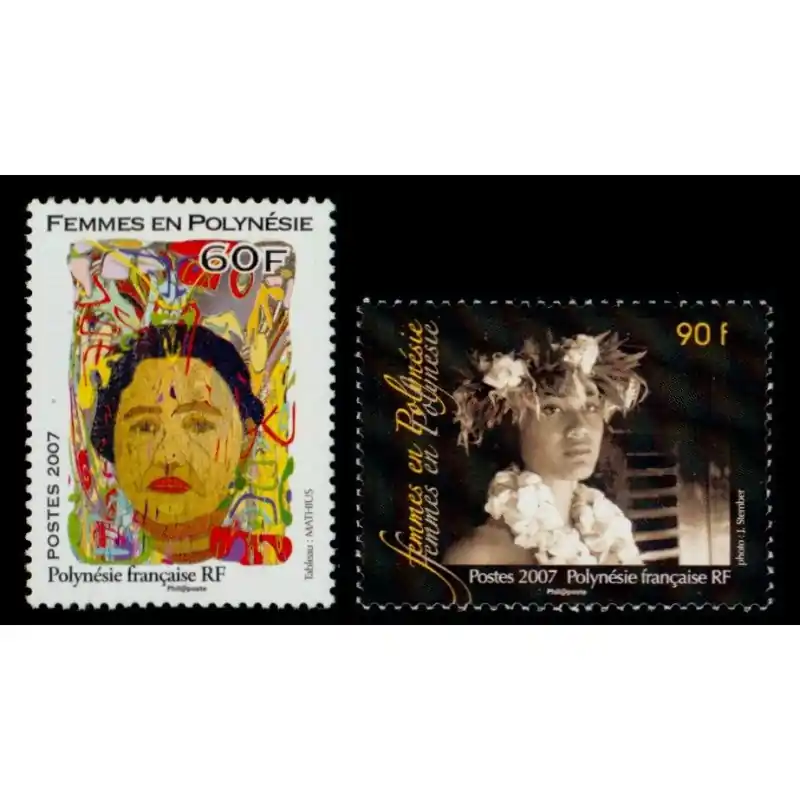 Timbre Polynésie n°801 et 802 Offre Du Jour