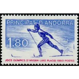 Certifié Timbre de collection Andorre Francais - 283