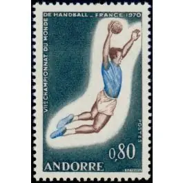 Top Qualité Timbre de collection Andorre Francais - 201