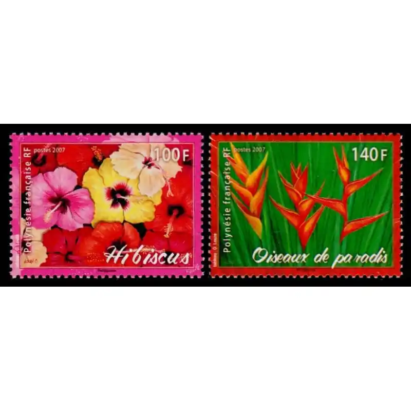 Livraison Express Timbre Polynésie n°821 et 822