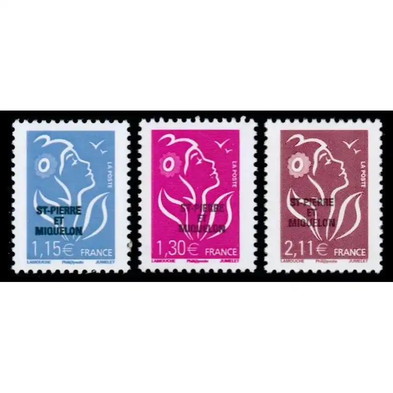 Timbre Saint-Pierre et Miquelon n°894 à 896 Top Qualité