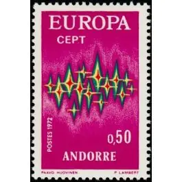 Timbre de collection Andorre Francais - 217 Livraison Express