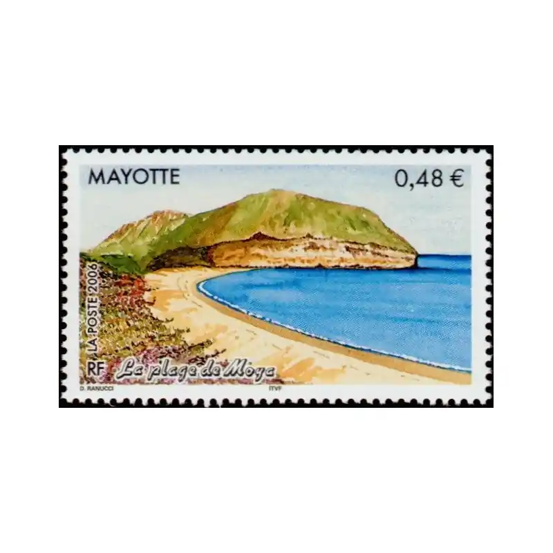 Fait Main Timbre Mayotte n°187