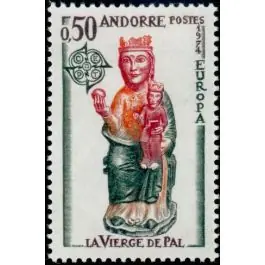 Prix Bas Timbre de collection Andorre Francais - 237