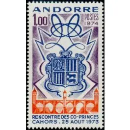 Offre Du Jour Timbre de collection Andorre Francais - 239