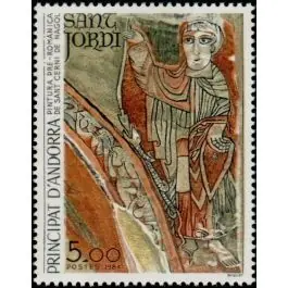 Artisanat Timbre de collection Andorre Francais - 334