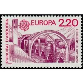 Artisanat Timbre de collection Andorre Francais - 358