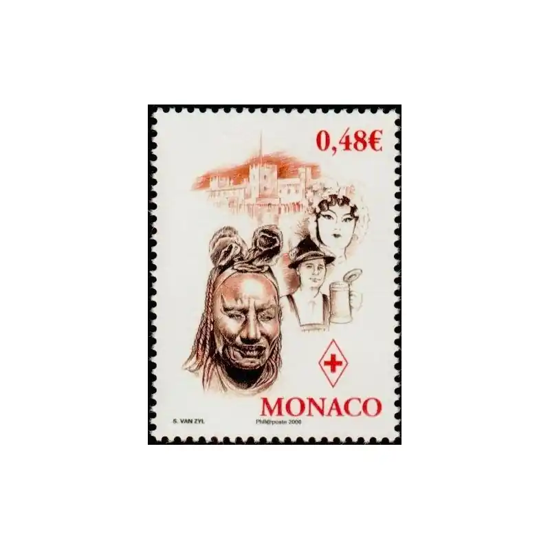Timbre Monaco n°2557 Expédition Rapide