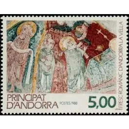 Prix Bas Timbre de collection Andorre Francais - 375