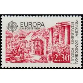 Dernier Modèle Timbre de collection Andorre Francais - 388