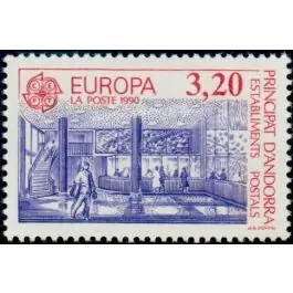 Prix Choc Timbre de collection Andorre Francais - 389
