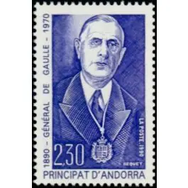 Vente Directe Timbre de collection Andorre Francais - 398