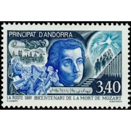 Livraison Express Timbre de collection Andorre Francais - 408