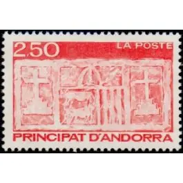 Paiement Sécurisé Timbre de collection Andorre Francais - 411