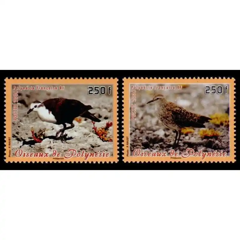 Timbre Polynésie n°770 et 771 En Vogue