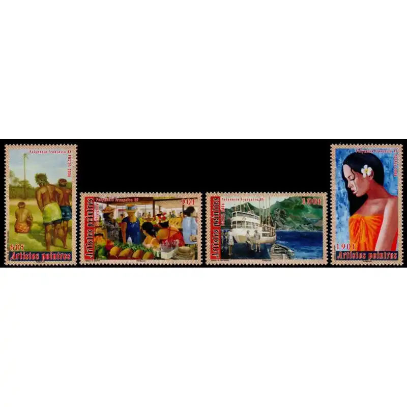 Bon Plan Timbre Polynésie n°791 à 794