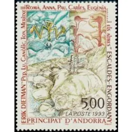 Acheter Direct Timbre de collection Andorre Francais - 440