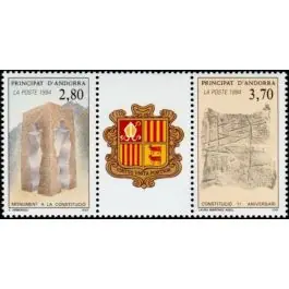 Top Qualité Timbre de collection Andorre Francais - 443A