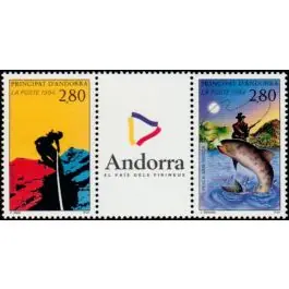 Livraison Express Timbre de collection Andorre Francais - 450B