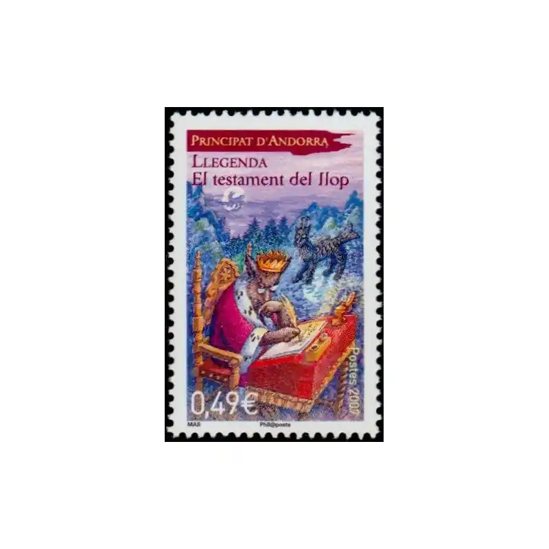 Garantie Incluse Timbre Andorre Français n°636