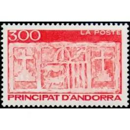 Produit De Marque Timbre de collection Andorre Francais - 473
